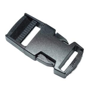 Plastic Side Release Lock Buckle also known as push lock or side release clamp and SR clamp