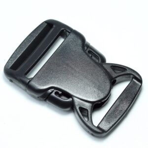 Plastic Side Release Lock Buckle also known as push lock or side release clamp and SR clamp