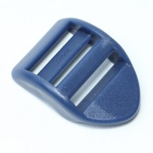 Plastic ladder lock buckle used for adjusting webbing of a backpack