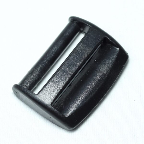 Plastic ladder lock buckle used for adjusting webbing of a backpack