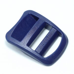 Plastic ladder lock buckle used for adjusting webbing of a backpack