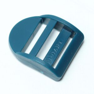 Plastic ladder lock buckle used for adjusting webbing of a backpack