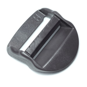 sleek looking Plastic ladder lock buckle used for adjusting webbing of a backpack or other equipment