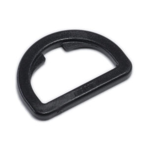 Plastic D Ring for use in backpacks and rucksacks