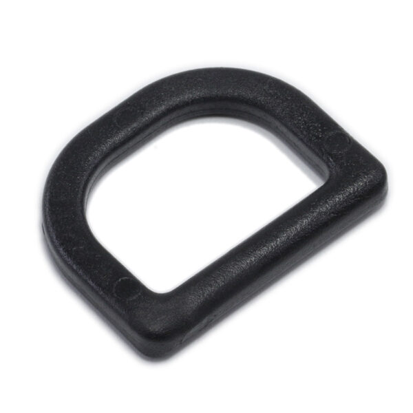 Plastic D Ring for use in backpacks and rucksacks