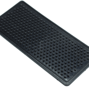 large rectangular bottom protector pad with dimples for luggage and backpacks