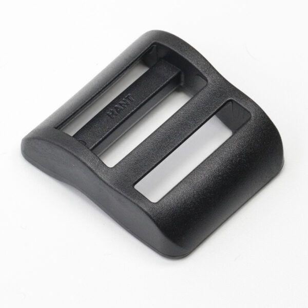 Plastic ladder lock buckle used for adjusting webbing of a backpack