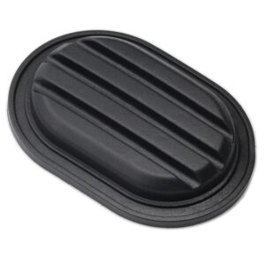 small oval bottom protector pad with grooves for luggage and backpacks